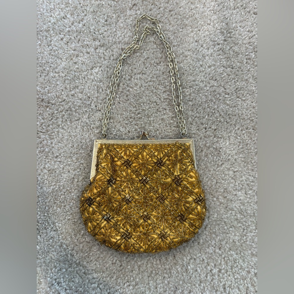 Elegant Gold Chain Bag